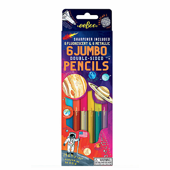 Solar System 6 Jumbo Double Pencils