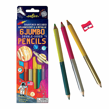 Solar System 6 Jumbo Double Pencils