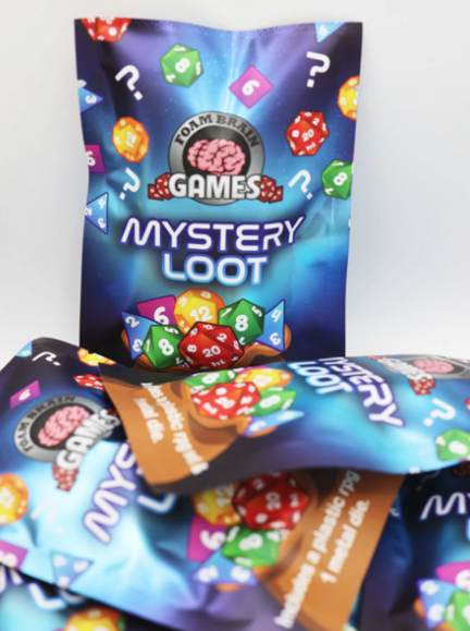 MYSTERY RPG DICE W METAL DIE