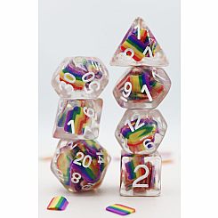 RAINBOW FLAG RPG DICE SET