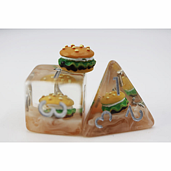 HAMBURGER RPG DICE SET