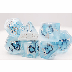 FROZEN PENGUIN RPG DICE SET