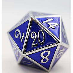 D20 SILVER W SAPPHIRE 35 MM