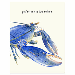 BLUE LOBSTER CARD