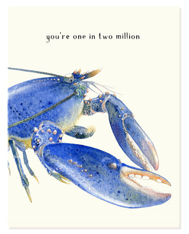 BLUE LOBSTER CARD