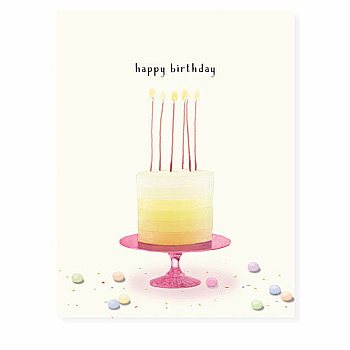 OMBRE CAKE CARD