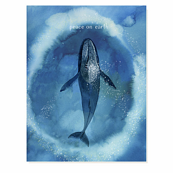 WHALE PEACE CARD