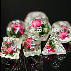 PINK STARFISH SEAWEED RPG DICE