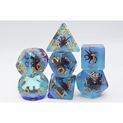 COFFEE OCTOPUS RPG DICE SET