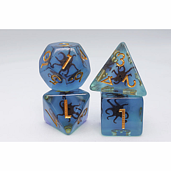 COFFEE OCTOPUS RPG DICE SET