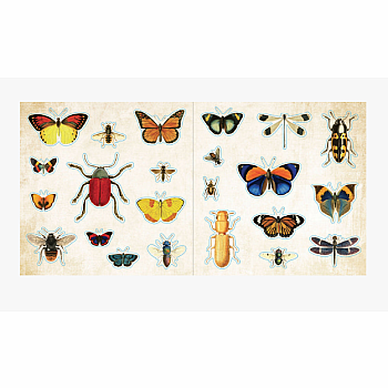 LOADS OF EPHEMERA STICKER BOOK