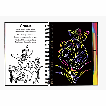 Scratch & Sketch Garden Fairies (Trace-Along)