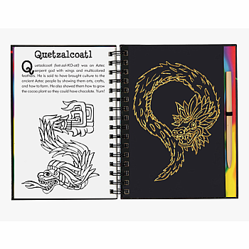 Scratch & Sketch Dragons & Mythical Creatures (Trace-Along)