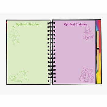 Scratch & Sketch Dragons & Mythical Creatures (Trace-Along)