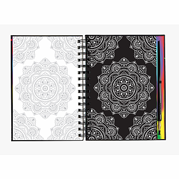 Scratch & Sketch Extreme Mandalas (Trace Along)