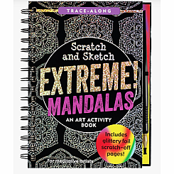 Scratch & Sketch Extreme Mandalas (Trace Along)