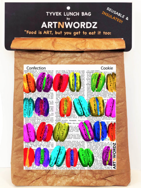 YUMMY MACARONS LUNCH BAG