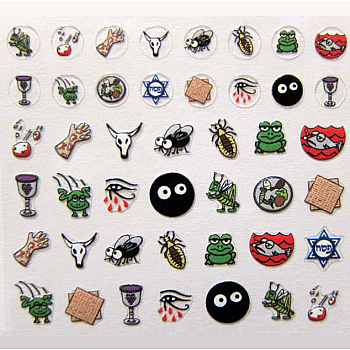 PASSOVER NAIL DECALS