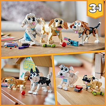 LEGO® Creator 3-in-1: Adorable Dogs Animal Toys