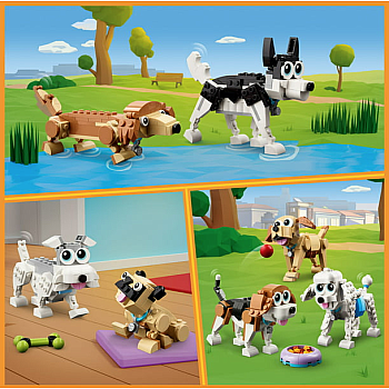 LEGO® Creator 3-in-1: Adorable Dogs Animal Toys