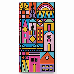 STAINED GLASS VILLAGE NOTEBOOK