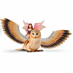 FAIRY IN FLIGHT ON GLAM OWL