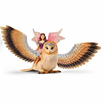 FAIRY IN FLIGHT ON GLAM OWL