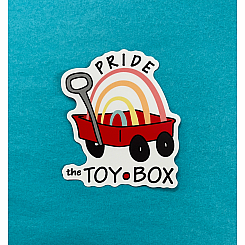 THE TOY BOX RAINBOW WAGON STIC