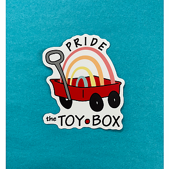 THE TOY BOX RAINBOW WAGON STIC