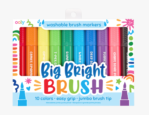 BIG BRIGHT BRUSH MARKERS
