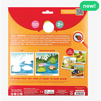 Water Amaze Water Reveal Boards - On The Farm (13 PC Set)