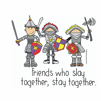 SLAY FRIENDS STICKER