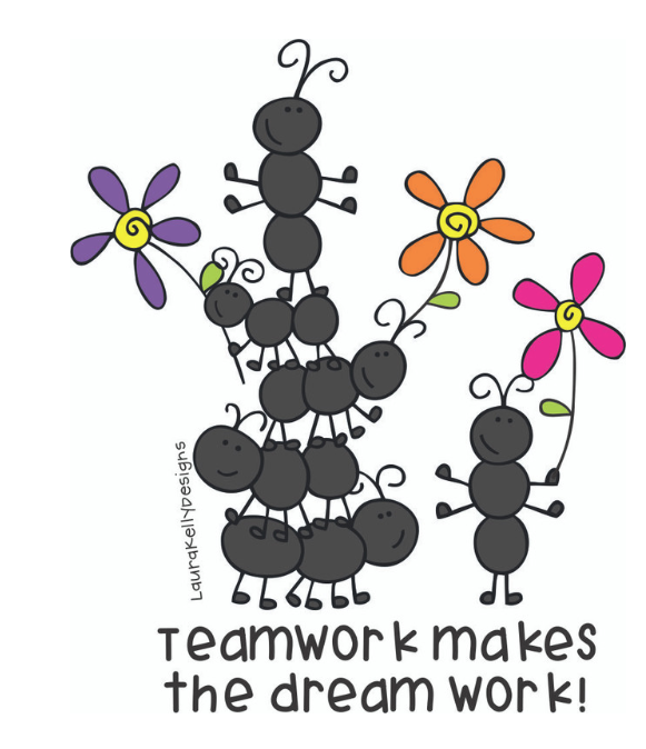 TEAMWORK STICKER The Toy Box