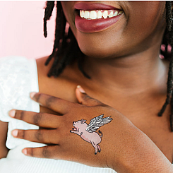 FLYING PIG TATTOO
