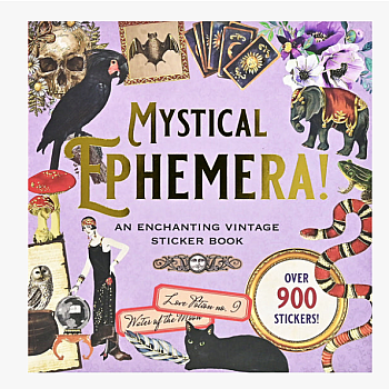Mystical Ephemera! An Enchanting Vintage Sticker Book (over 900 stickers)