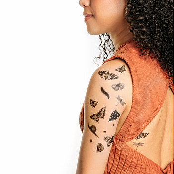 NGA INSECTS TATTOO SHEET