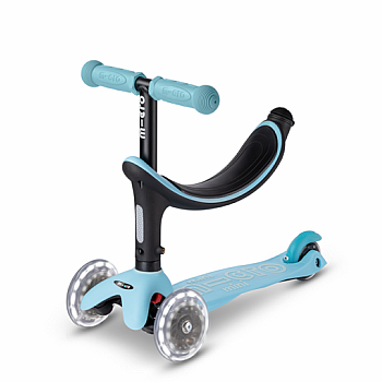 BLUE MINI2GROW DLX LED SCOOTER