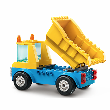 LEGO CONSTRUCTION TRUCKS WRECKING BALL