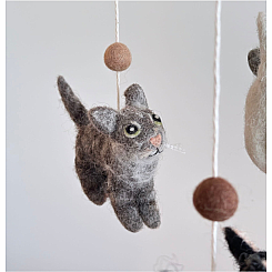 CAT FELTED MOBILE