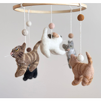 CAT FELTED MOBILE