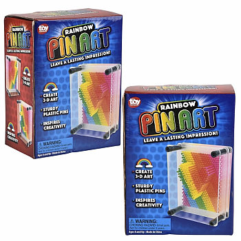 Rainbow Pin Art 5"x3.75"