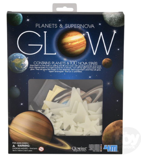 Glow Planets and Super Nova 100Pcs In Box - The Toy Box