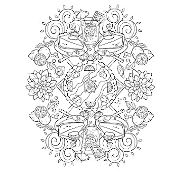 CINNAMON BUN DREAM COLORING BK