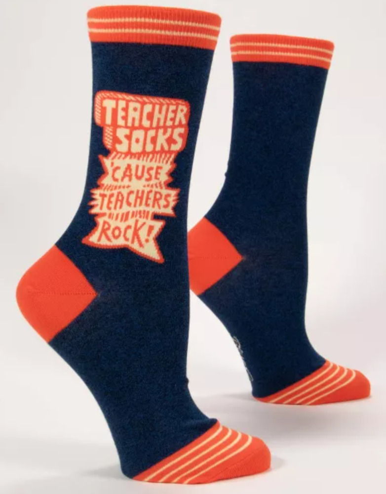 SOCKS TEACHERS ROCK W