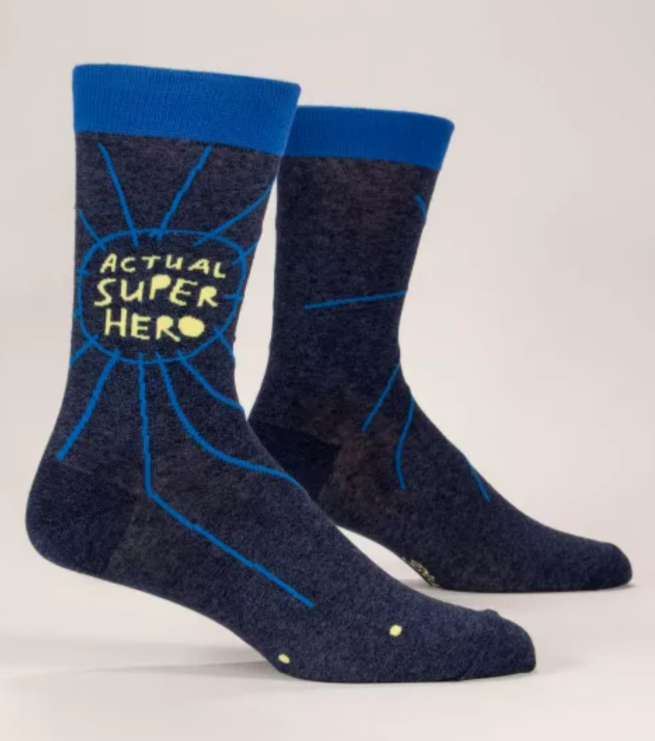 SOCKS ACTUAL SUPERHERO M