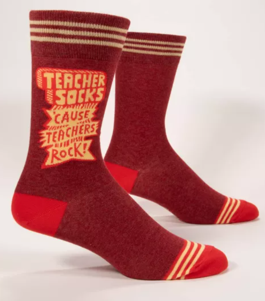 SOCKS TEACHERS ROCK M