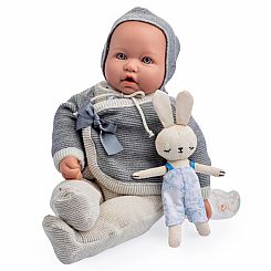 17" GREY LA BABY GIFT SET