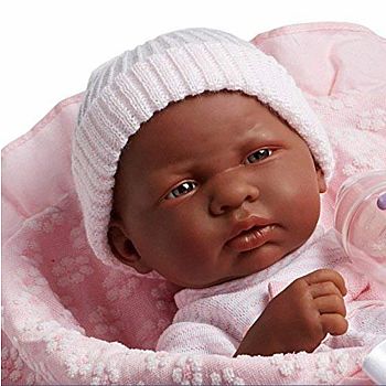 15.5" AFRICAN AM PINK BABYDOLL