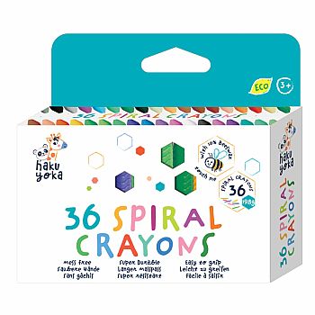 36 SPIRAL CRAYONS