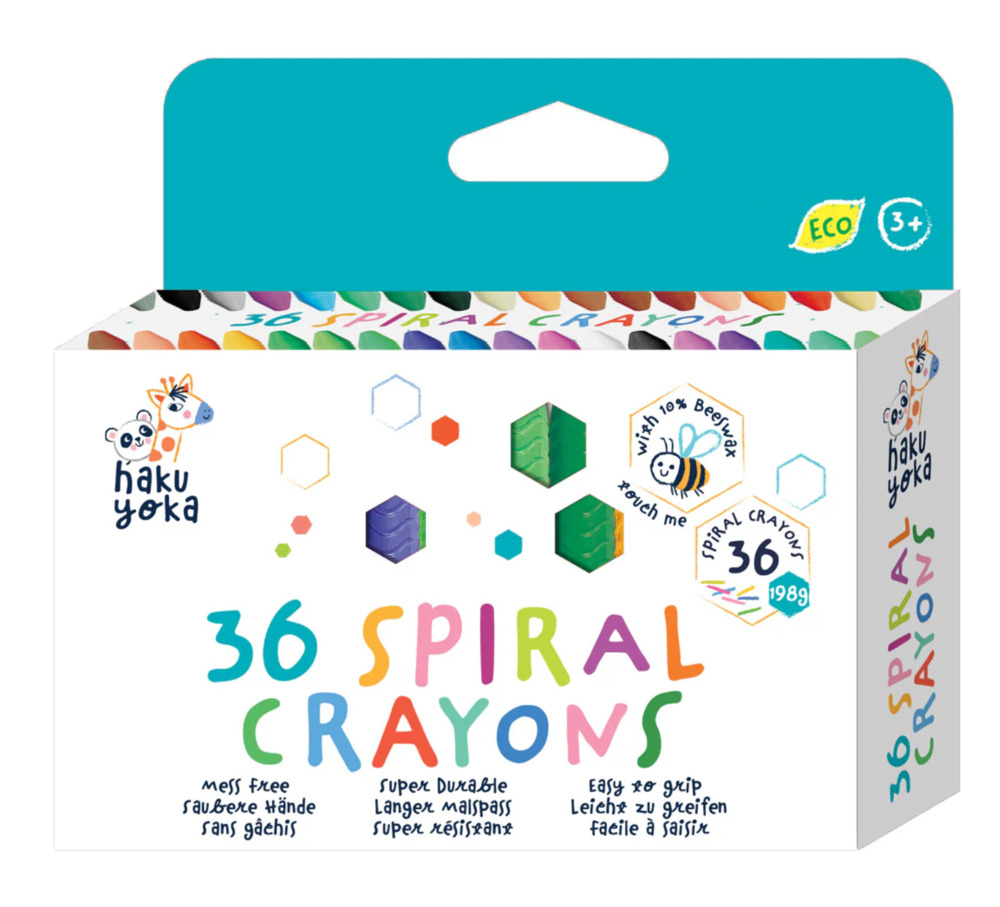 SPIRAL CRAYONS 36 COLORS